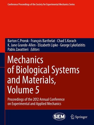 cover image of Mechanics of Biological Systems and Materials, Volume 5